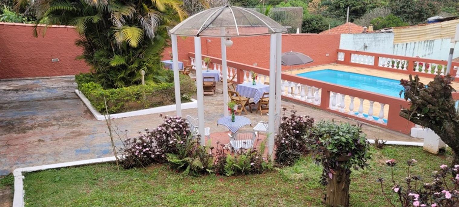 Linda Chacara Com Piscina Churrasqueira E Wi-Fi Mairinque Kültér fotó